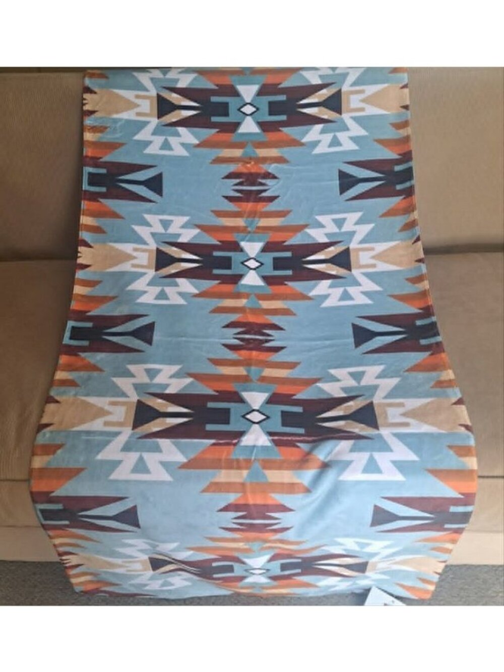 Alameda Southwest Bath Pool Gift Towel Cotton New Rustic Home Decor Aztec Blue